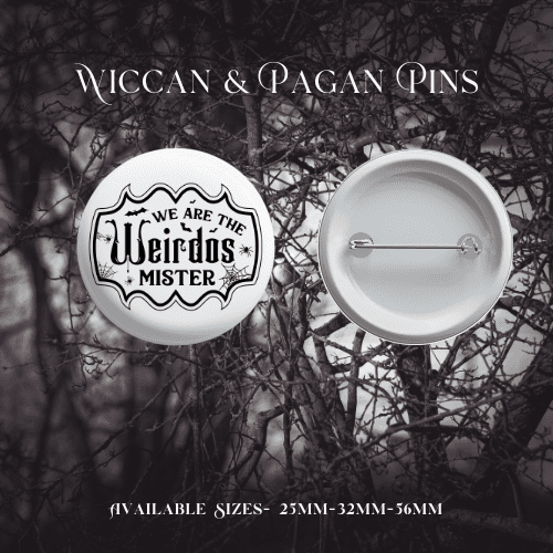 Wiccan & Pagan Pin Badges - Image 28
